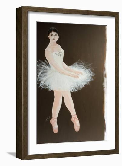 Standing Ballerina 2015-Susan Adams-Framed Giclee Print