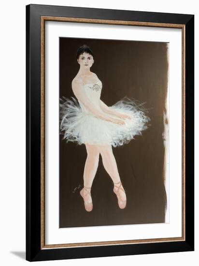 Standing Ballerina 2015-Susan Adams-Framed Giclee Print