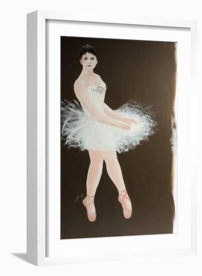 Standing Ballerina 2015-Susan Adams-Framed Giclee Print