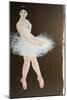 Standing Ballerina 2015-Susan Adams-Mounted Giclee Print