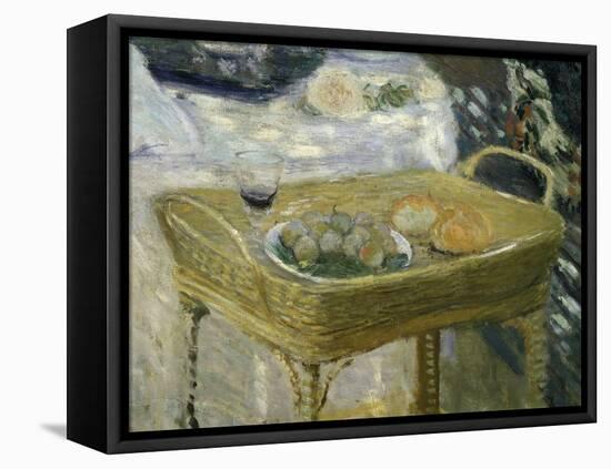 Standing Basket with Fruit, Bread and Glass of Wine, from Le Déjeuner, Lunch, C. 1873-74, Detail-Claude Monet-Framed Premier Image Canvas