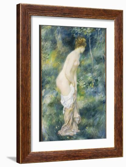 Standing Bather, 1887-Pierre-Auguste Renoir-Framed Giclee Print