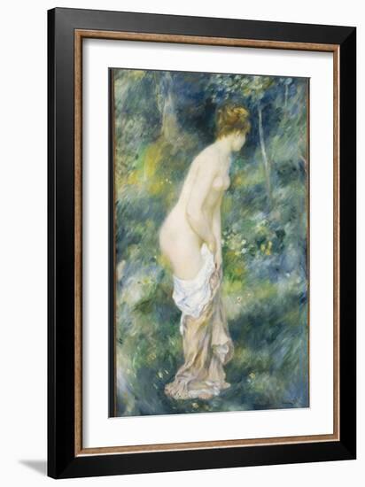 Standing Bather, 1887-Pierre-Auguste Renoir-Framed Giclee Print