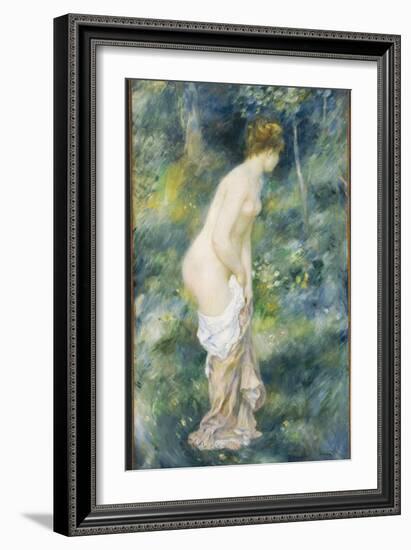 Standing Bather, 1887-Pierre-Auguste Renoir-Framed Giclee Print