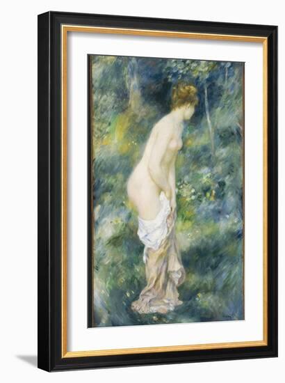 Standing Bather, 1887-Pierre-Auguste Renoir-Framed Giclee Print