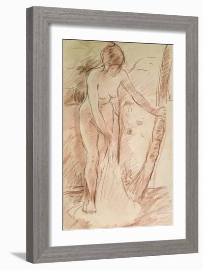 Standing Bather, 1888-Berthe Morisot-Framed Giclee Print