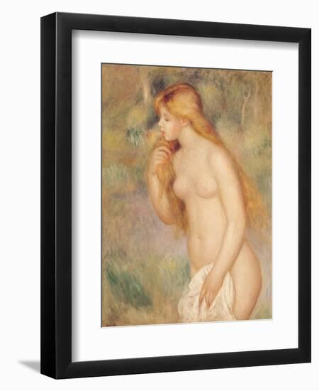 Standing Bather, 1896-Pierre-Auguste Renoir-Framed Giclee Print