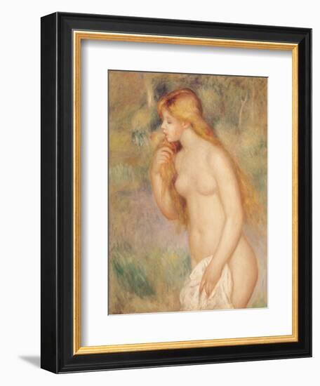 Standing Bather, 1896-Pierre-Auguste Renoir-Framed Giclee Print