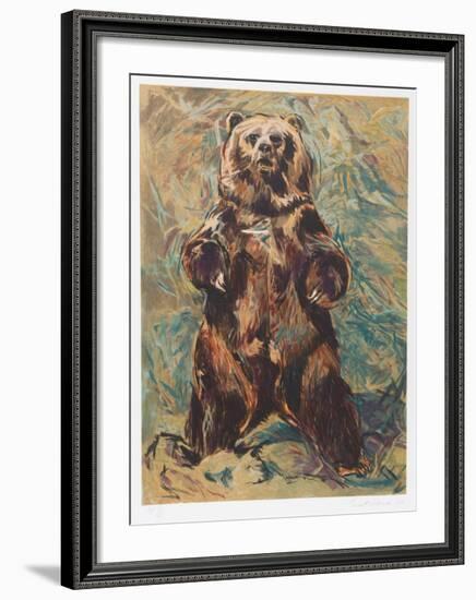 Standing Bear-Everett Hibbard-Framed Collectable Print