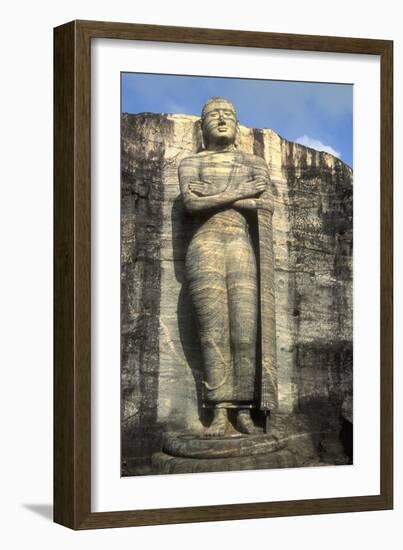 Standing Buddha, Gal Vihara-null-Framed Photographic Print