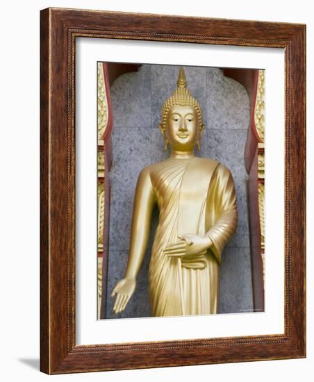 Standing Buddha Statue, Wat Chalong Temple, Phuket, Thailand, Southeast Asia, Asia-Sergio Pitamitz-Framed Photographic Print