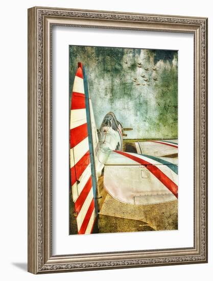 Standing By-John Rivera-Framed Art Print