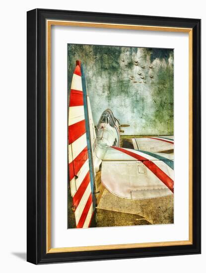 Standing By-John Rivera-Framed Art Print