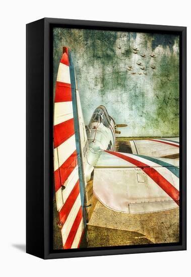 Standing By-John Rivera-Framed Stretched Canvas