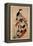 Standing Courtesan, Pub. 1710, (Kakemono-E Size, Hand-Coloured Woodblock Print)-Kaigetsudo Anchi-Framed Premier Image Canvas