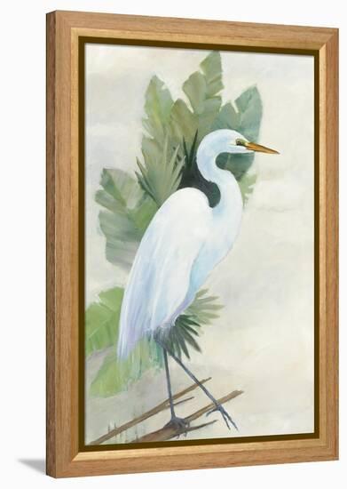 Standing Egret I Crop-Avery Tillmon-Framed Stretched Canvas
