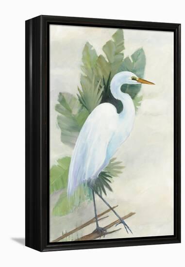 Standing Egret I Crop-Avery Tillmon-Framed Stretched Canvas