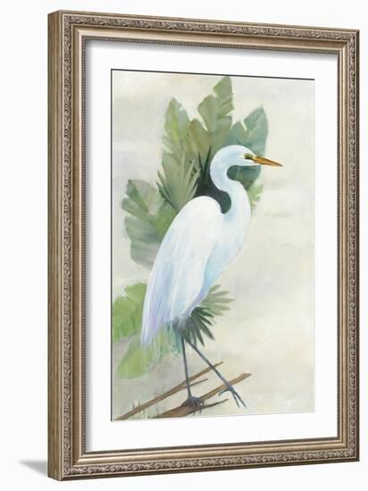 Standing Egret I Crop-Avery Tillmon-Framed Art Print