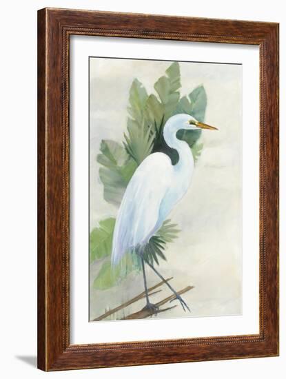 Standing Egret I Crop-Avery Tillmon-Framed Art Print