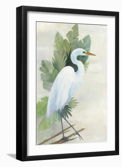 Standing Egret I Crop-Avery Tillmon-Framed Art Print