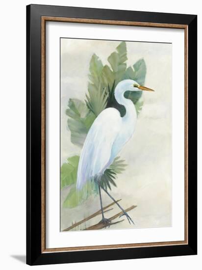 Standing Egret I Crop-Avery Tillmon-Framed Art Print