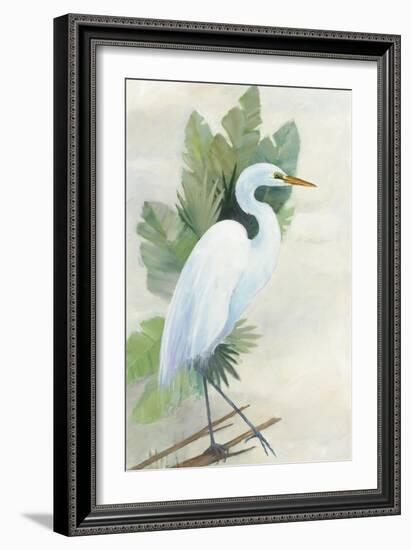 Standing Egret I Crop-Avery Tillmon-Framed Art Print