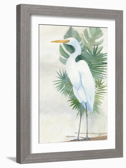 Standing Egret II Crop-Avery Tillmon-Framed Art Print