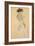 Standing Female Nude, 1912-Egon Schiele-Framed Giclee Print