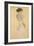 Standing Female Nude, 1912-Egon Schiele-Framed Giclee Print