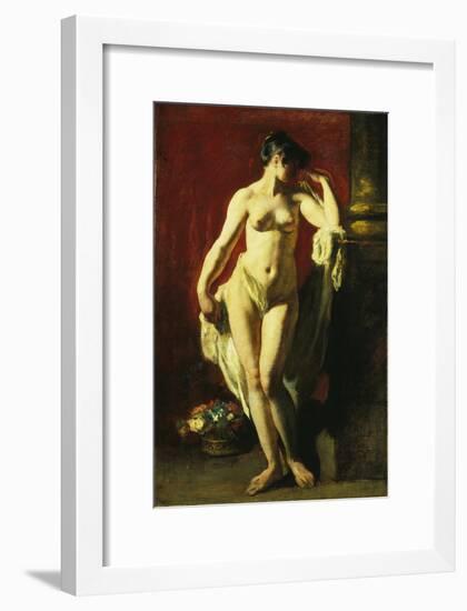 Standing Female Nude-William Etty-Framed Giclee Print