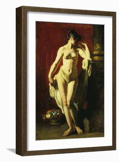 Standing Female Nude-William Etty-Framed Giclee Print