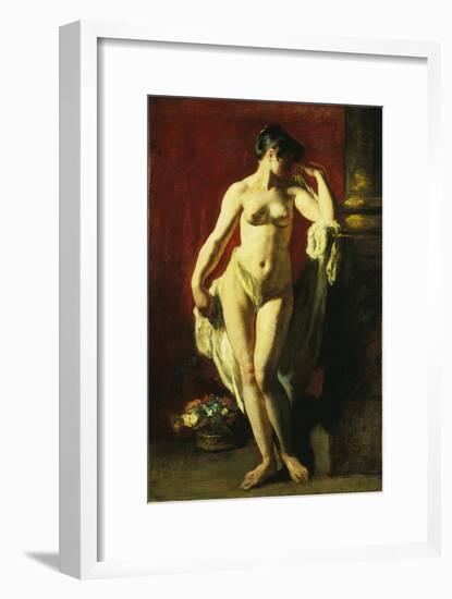 Standing Female Nude-William Etty-Framed Giclee Print