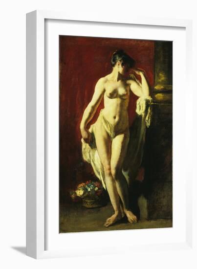 Standing Female Nude-William Etty-Framed Giclee Print