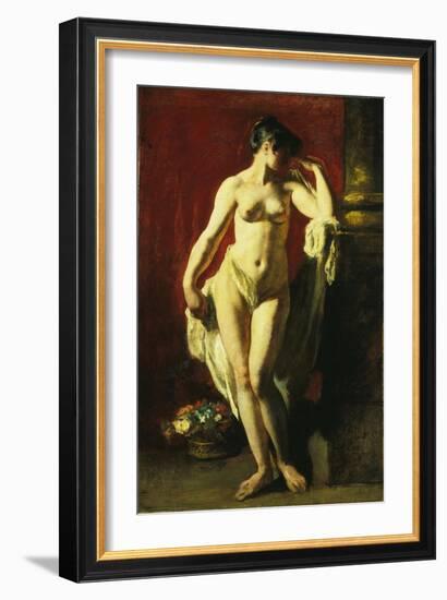 Standing Female Nude-William Etty-Framed Giclee Print