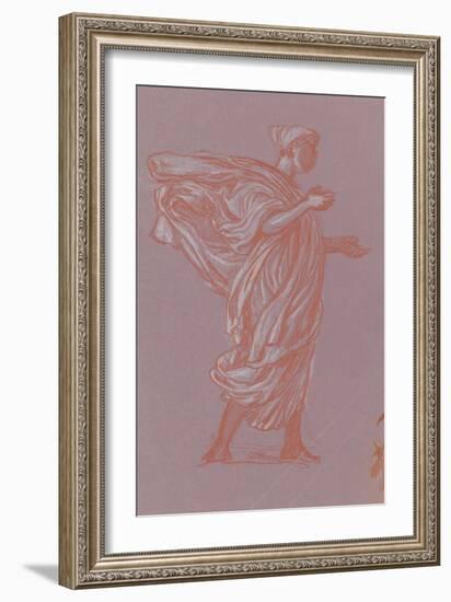 Standing Figure, c.1872-77-Elihu Vedder-Framed Giclee Print