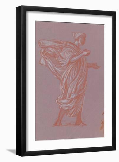 Standing Figure, c.1872-77-Elihu Vedder-Framed Giclee Print