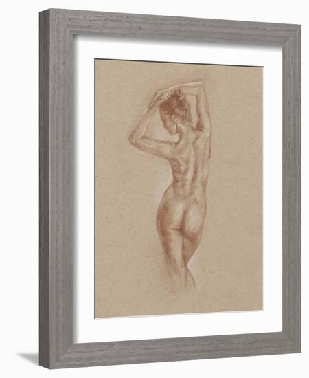 Standing Figure Study I-Ethan Harper-Framed Art Print