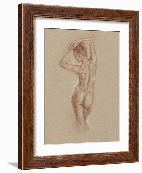 Standing Figure Study I-Ethan Harper-Framed Art Print