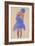 Standing Girl, Back View, 1908-Egon Schiele-Framed Giclee Print