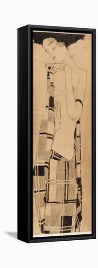Standing Girl, C.1908-09-Egon Schiele-Framed Premier Image Canvas