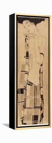 Standing Girl, C.1908-09-Egon Schiele-Framed Premier Image Canvas