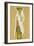 Standing Girl in White Petticoat-Egon Schiele-Framed Giclee Print