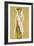 Standing Girl in White Petticoat-Egon Schiele-Framed Giclee Print