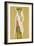 Standing Girl in White Petticoat-Egon Schiele-Framed Giclee Print