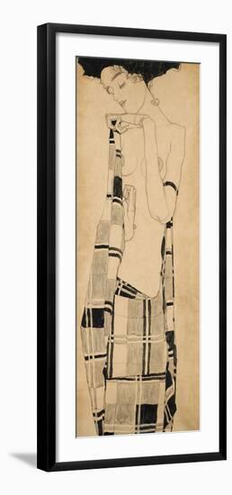 Standing Girl-Egon Schiele-Framed Art Print