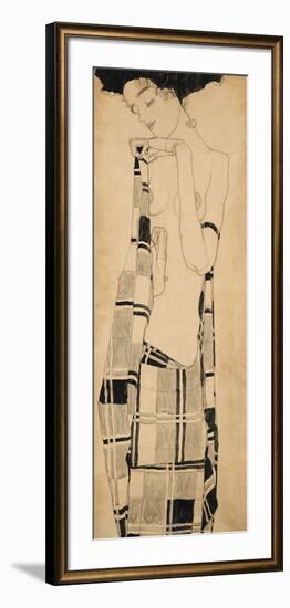 Standing Girl-Egon Schiele-Framed Art Print
