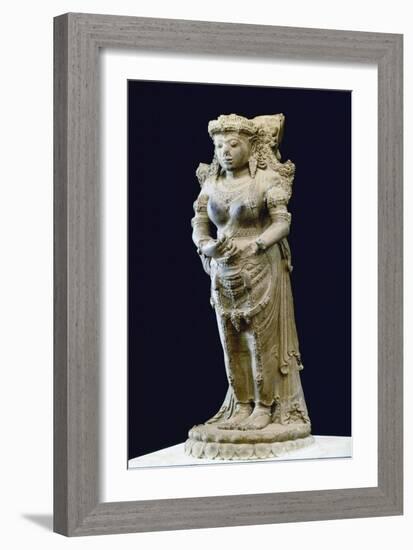 Standing Goddess, 14th-15th Century-null-Framed Giclee Print