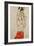 Standing Male Nude with Red Loincloth, 1914-Egon Schiele-Framed Giclee Print