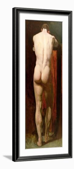 Standing Male Nude-William Etty-Framed Giclee Print