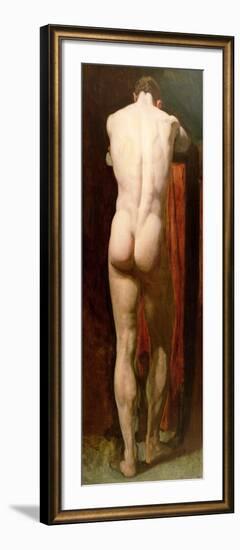 Standing Male Nude-William Etty-Framed Giclee Print